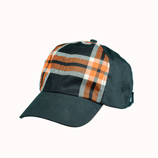 Dundee United FC Official Tartan Baseball Cap - Tartan & Black