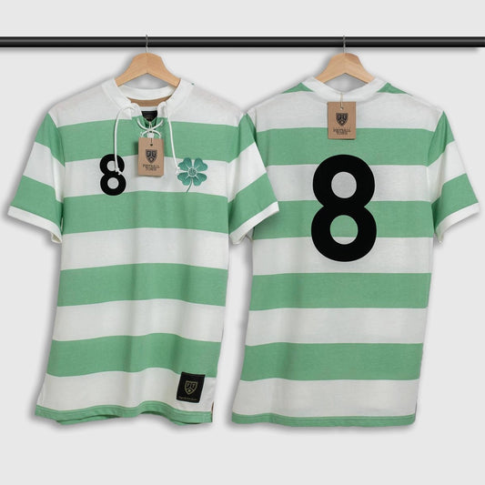 Football Town Unofficial Retro Celtic Top With Laces