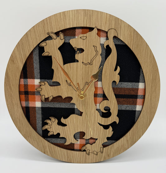 'Official Dundee United FC Tartan' Clock - Terror