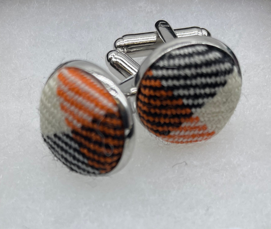 Dundee United FC Official Tartan Cufflinks