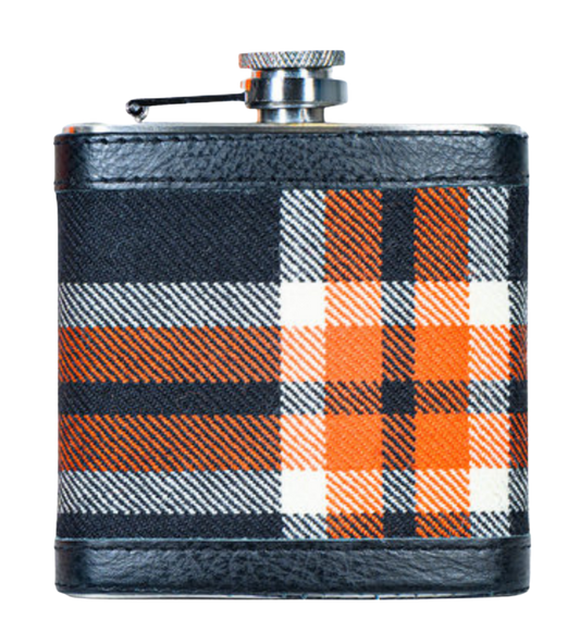 Dundee United FC Official Tartan Hip Flask 6oz