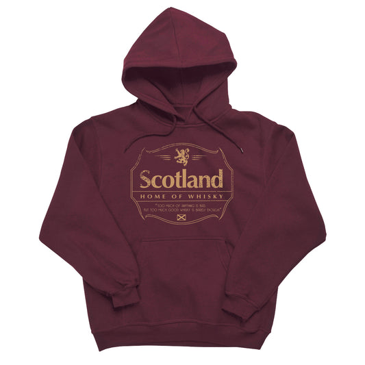 Scotland Whisky Hoodie - Maroon