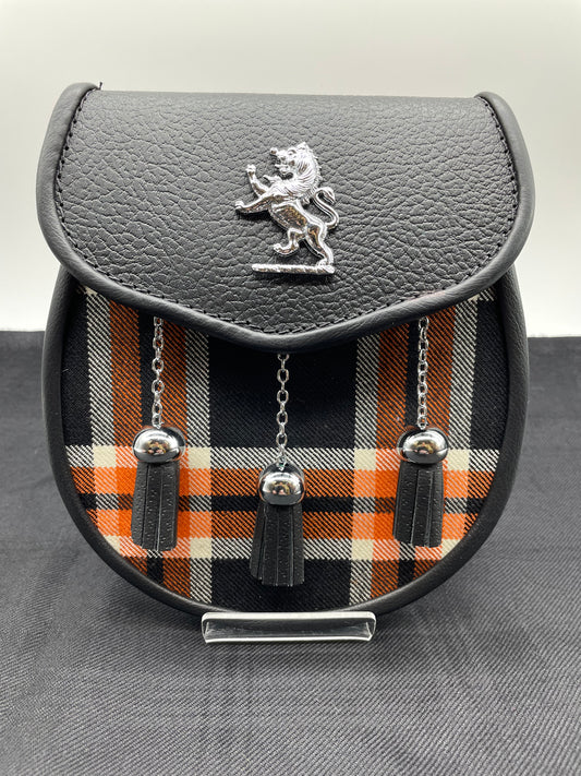 Official Dundee United Tartan Semi Dress Sporran