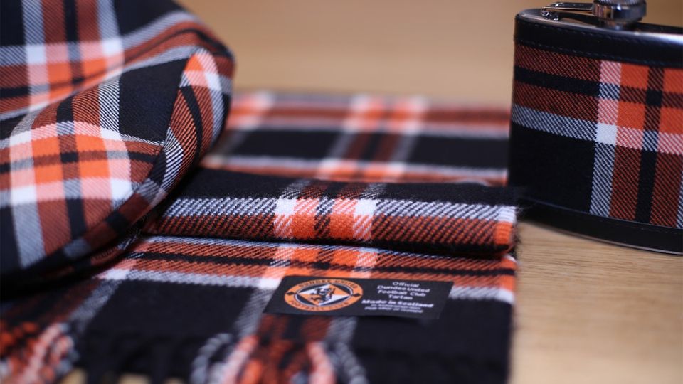 Dundee United FC Official Tartan Lambswool Scarf