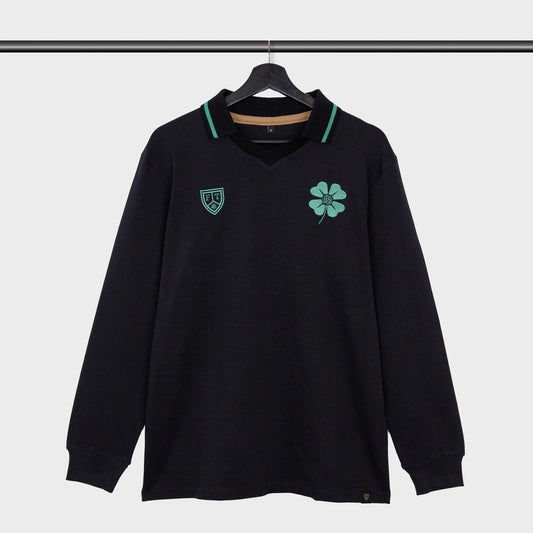 Football Town Unofficial Celtic Long Sleeve Top - Black