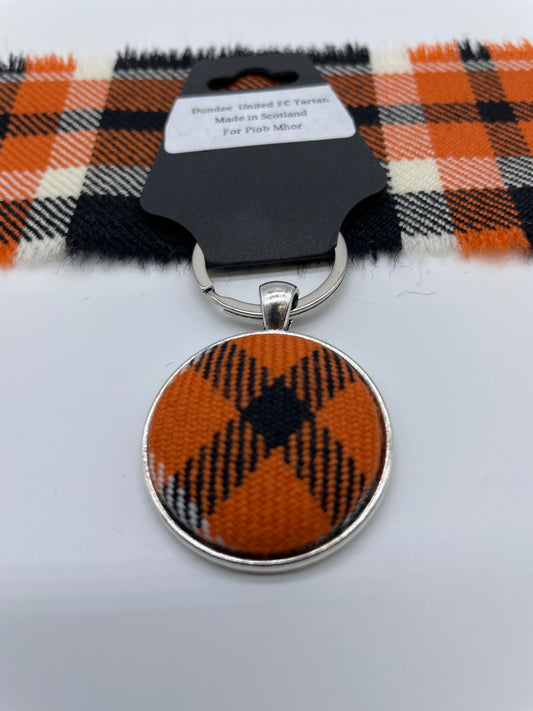 Dundee United FC Official Tartan Keyrings
