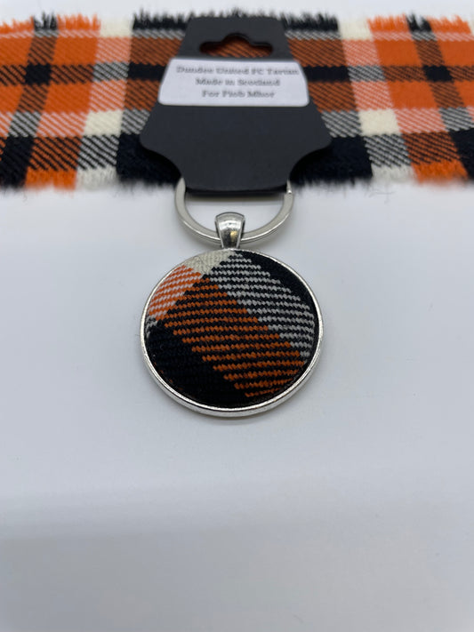 Dundee United FC Official Tartan Keyrings