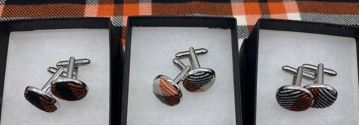 Dundee United FC Official Tartan Cufflinks
