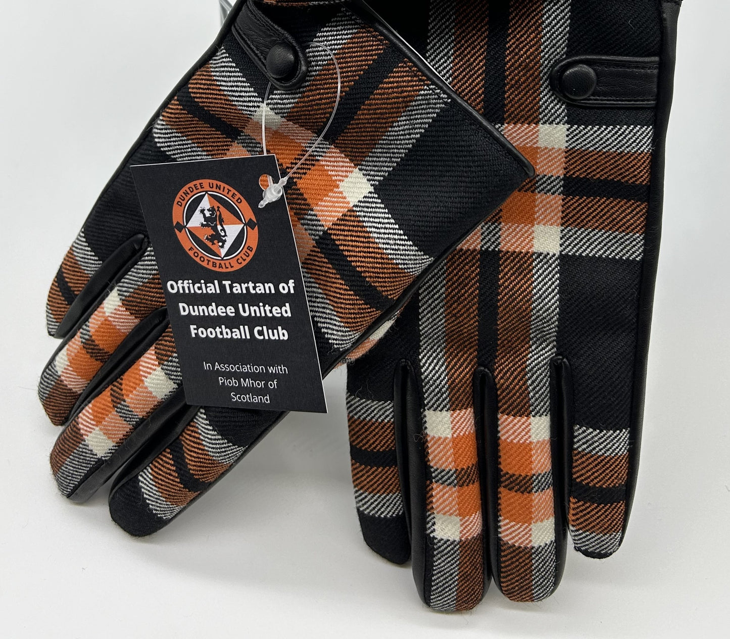 Gents Official Dundee United FC Tartan Gloves