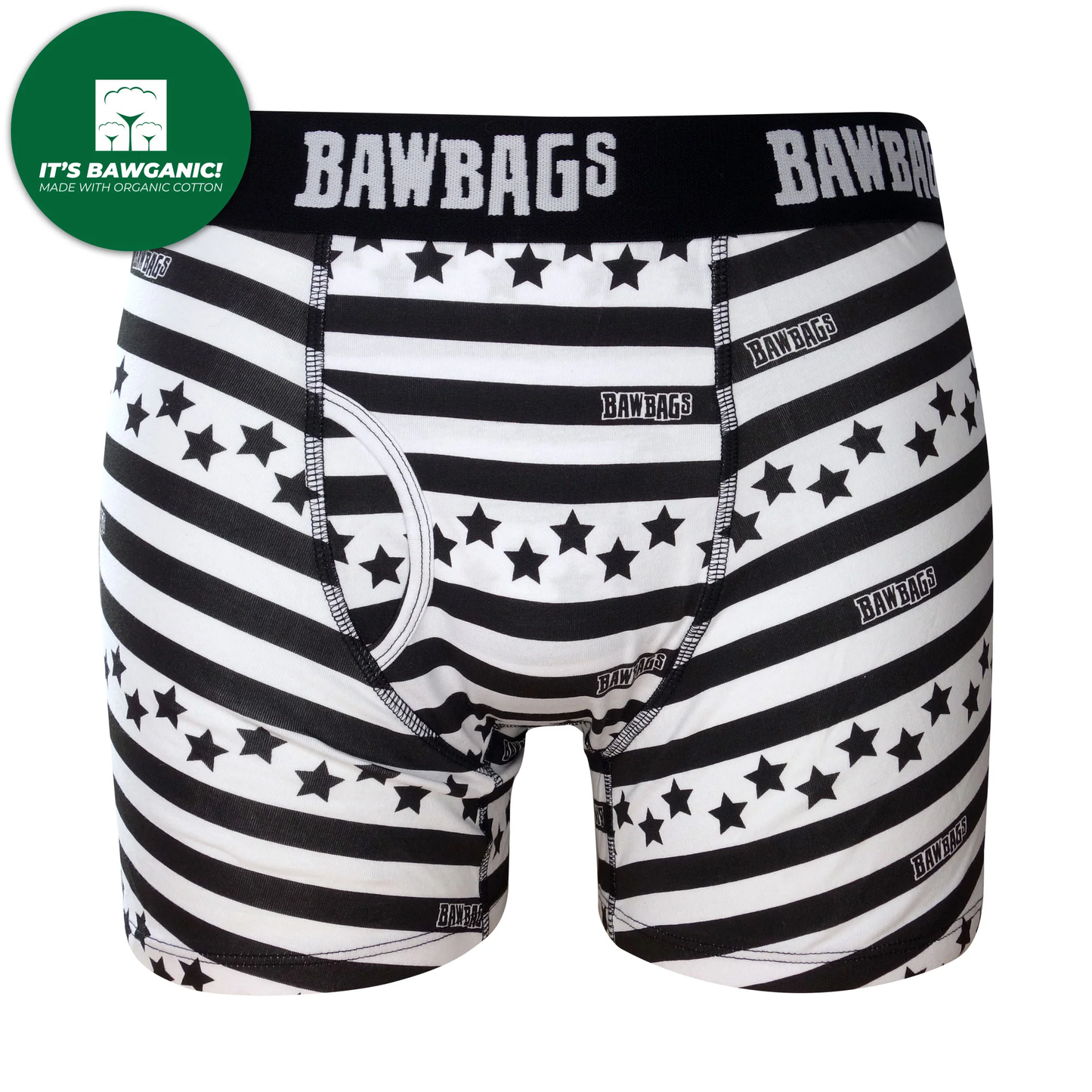 BAWBAGS COTTON STARS & STRIPES