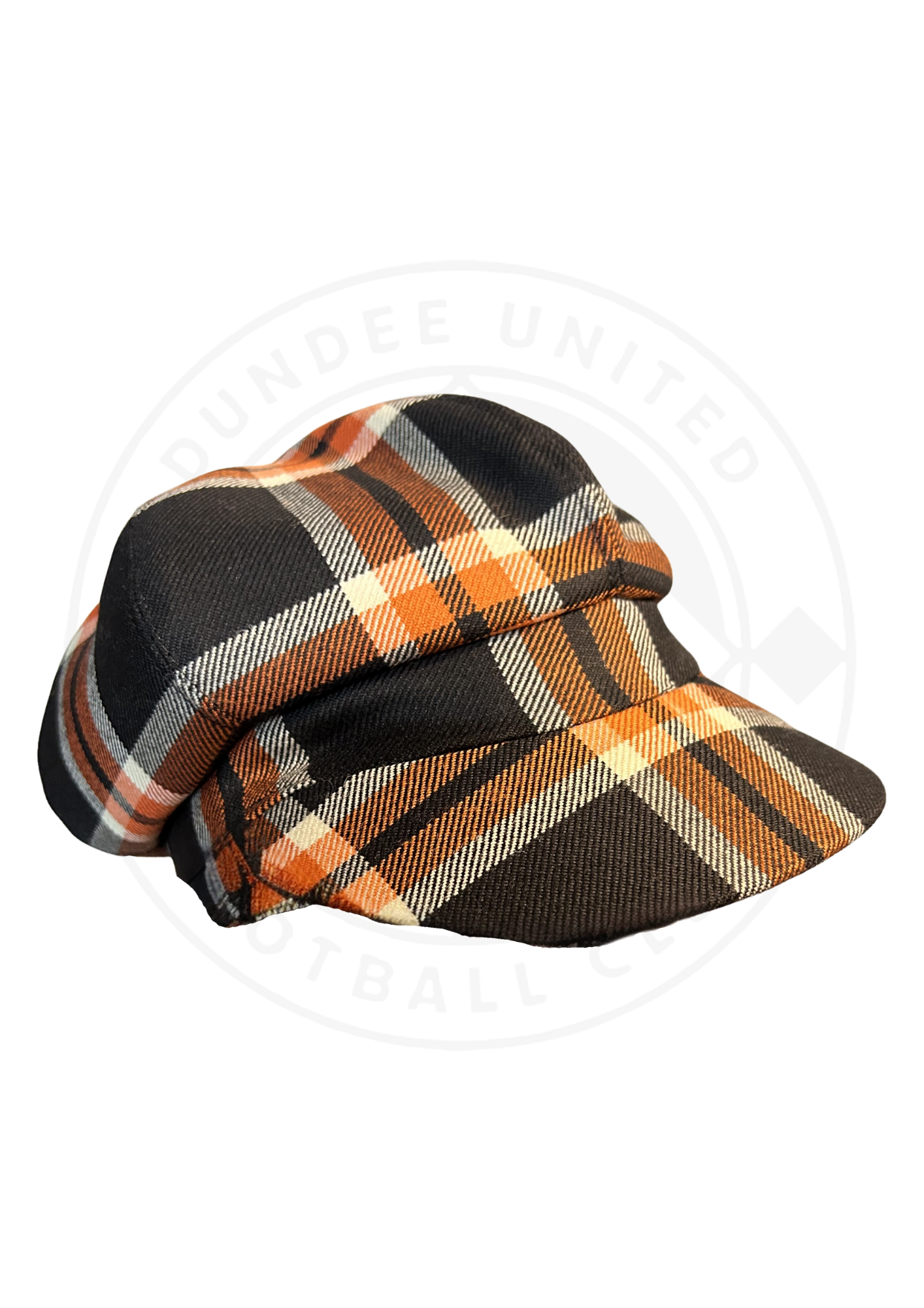 Dundee United FC Official Tartan Ladies Bakerboy Hat - One Size