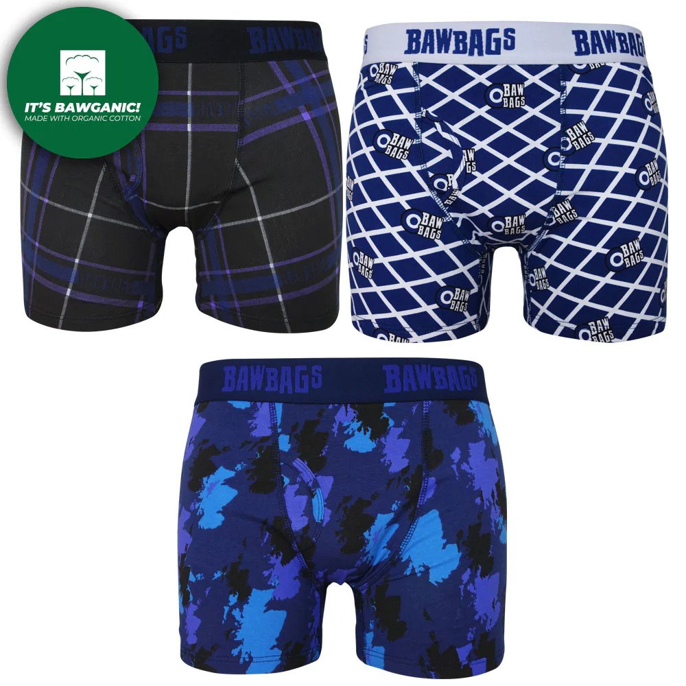 BAWBAGS COTTON SCOTLAND 3 PACK
