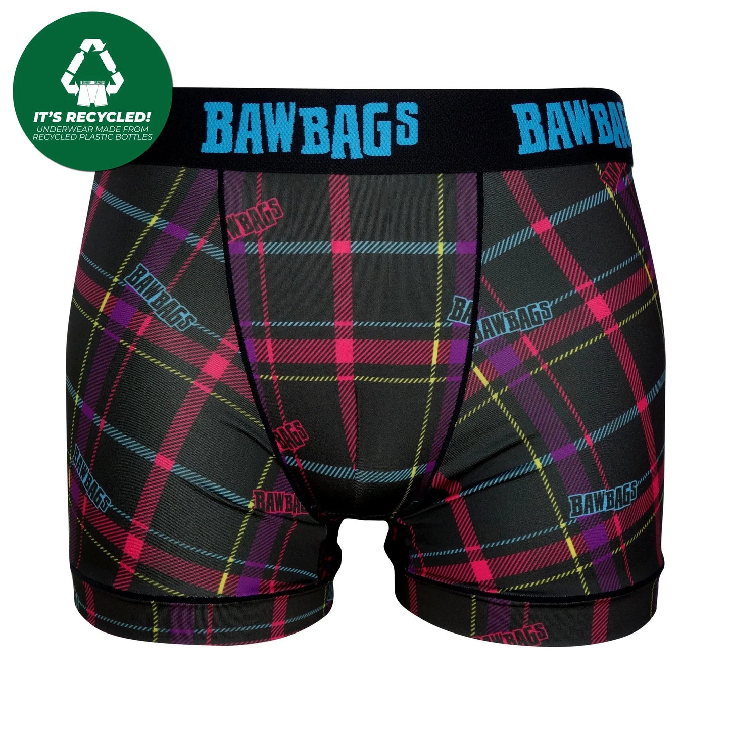 BAWBAGS COOL DE SACS TECHNO TARTAN