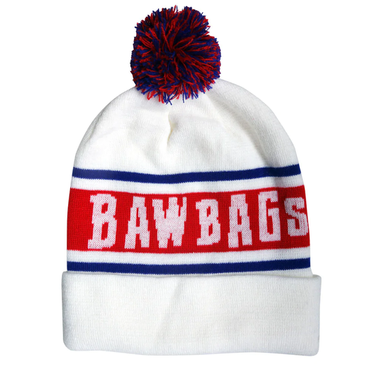 Bawbags Baw Baw Beanie - White - One Size Fits All