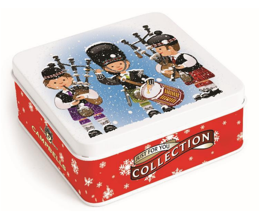 Campbells Shortbread Christmas Pipers Tin 90g