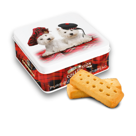 Campbells Shortbread Dogs & Tammies Tin 90g