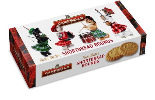 Campbells Shortbread Mad Dog Carton 120g