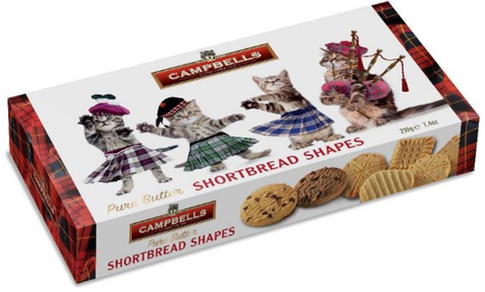 Campbells Shortbread Mad Kittens Carton 210g