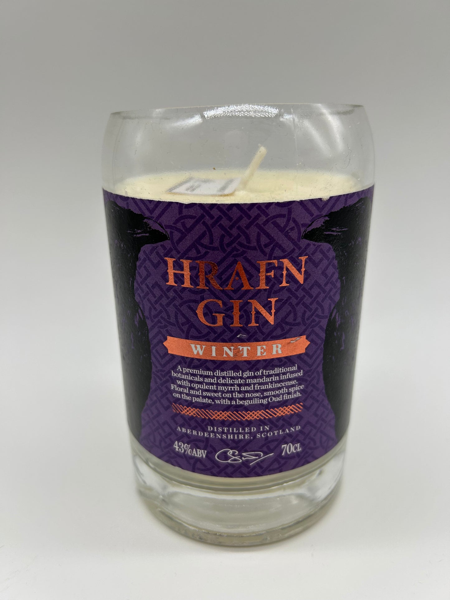 Hrafn Gin Candle - Spiced Orange