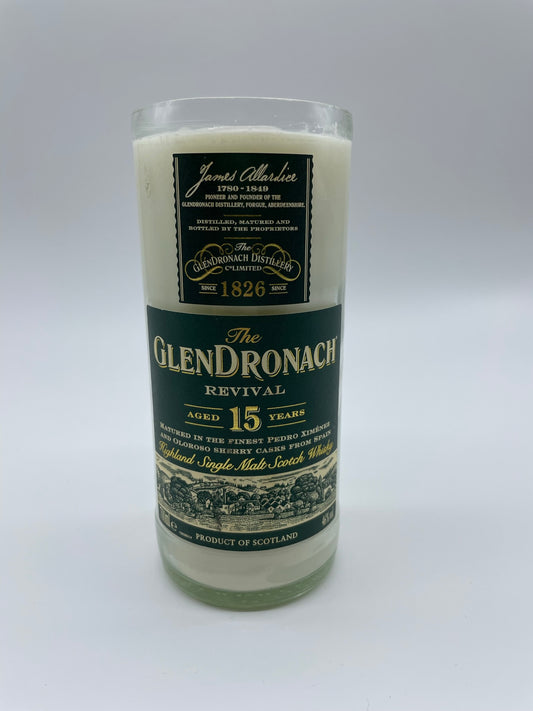 Glendronach 15 Whisky Candle Oud Wood