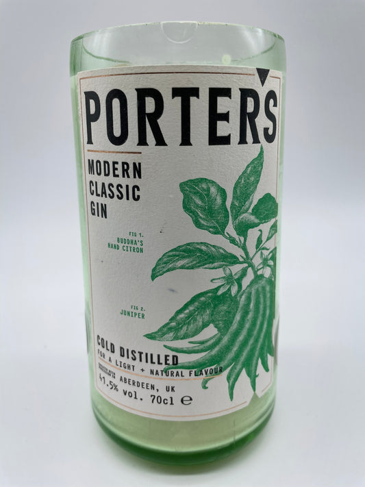 Porters Gin Candle Spiced Orange