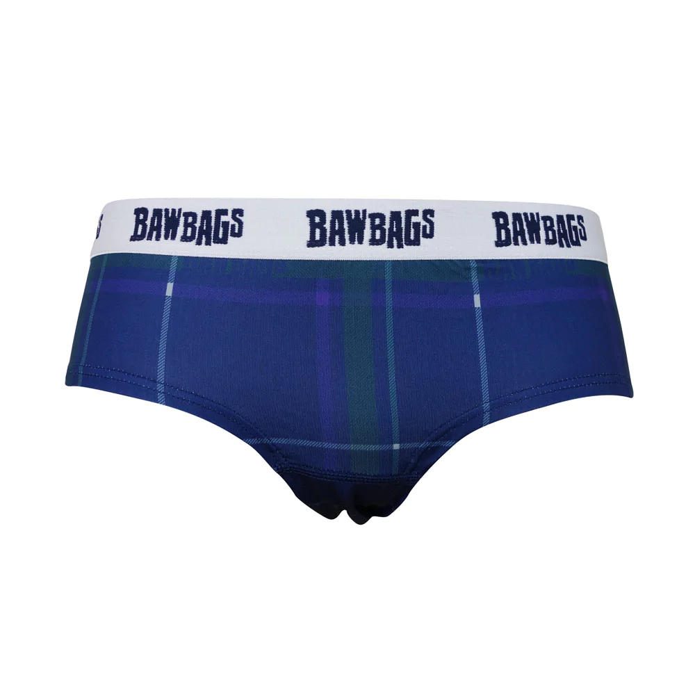BAWBAGS WOMEN'S COOL DE SACS BLUE TARTAN